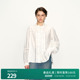 婉甸2025经典 白木耳边领上衣百搭风1241H06RX3