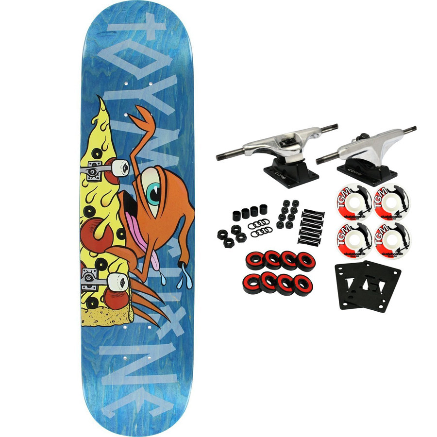 toy machine滑板整板专业枫木四轮滑板儿童成人代步刷街双翘滑板_虎窝淘