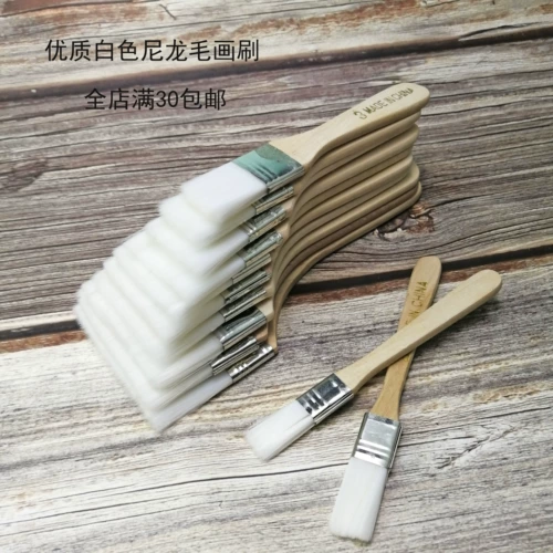 Нейлоновый белый пигментированный цветовой круг, щетка с мягкой щетиной, очищающее масло для рисования, краска