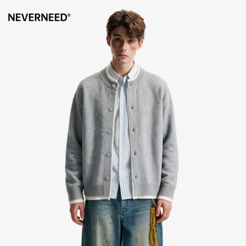 NEVERNEED含绵羊毛针织毛衣男女
