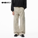 复古宽松微喇休闲长裤 美式 男加绒秋冬季 NEVERNEED解构拼接牛仔裤