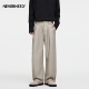 慵懒风简约阔腿长裤 NEVERNEED条纹宽松休闲西装 美式 男女春秋季 裤