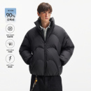 NEVERNEED三防特氟龙立领羽绒服男女冬季 潮牌加厚保暖面包服 美式