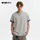 空气层速干半袖 T恤男女夏季 口翻边撞色凉感短袖 NEVERNEED莫代尔袖