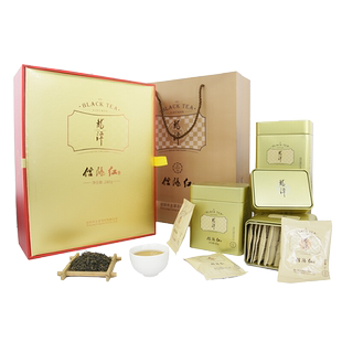 龙潭茶叶礼盒信阳红茶礼盒240g金润高端礼品信阳毛尖红茶