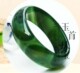 正品 天然a货绿玛瑙手镯加宽加厚女款 碧绿飘花玉髓玉镯送礼带证书