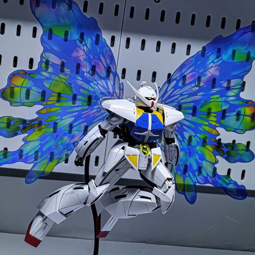 聚匠模型联名大熊模型 MG倒A 1/100逆A拼装玩具模型