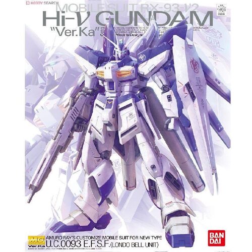 万代 MG 1/100 海牛高达 卡版 Hi-v/Hi-Nu Ver.ka卡海牛 拼装模型