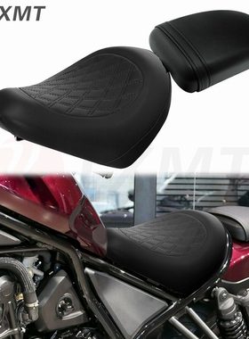 适用本田REBEL叛逆者CM1100  改装CMX1100前坐垫 前座包 前后皮座