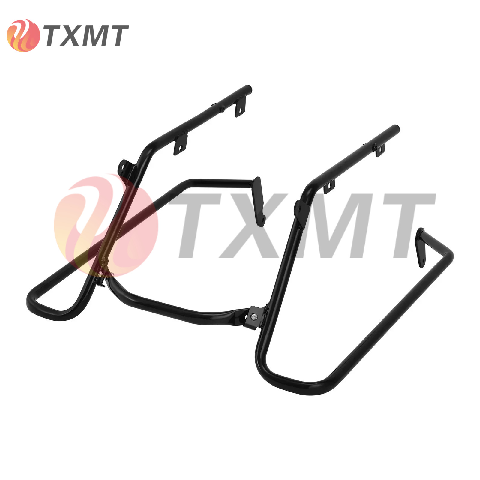 适用哈雷Softail胖男孩突破2018-2025年侧箱保险杠支架 边箱支架