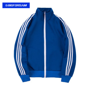 潮牌三条杠棒球服 SAM运动外套男欧美情侣休闲ins超火 BIG FOR