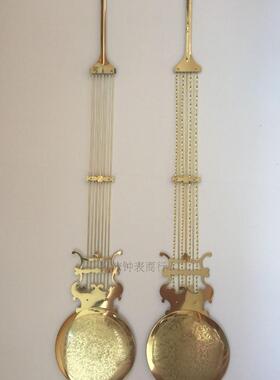 北极星31天15天机械上弦落地钟配件挂钟钟摆陀98cm95cm铝摆金属摆