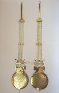 北极星31天15天机械上弦落地钟配件挂钟钟摆陀98cm95cm铝摆金属摆