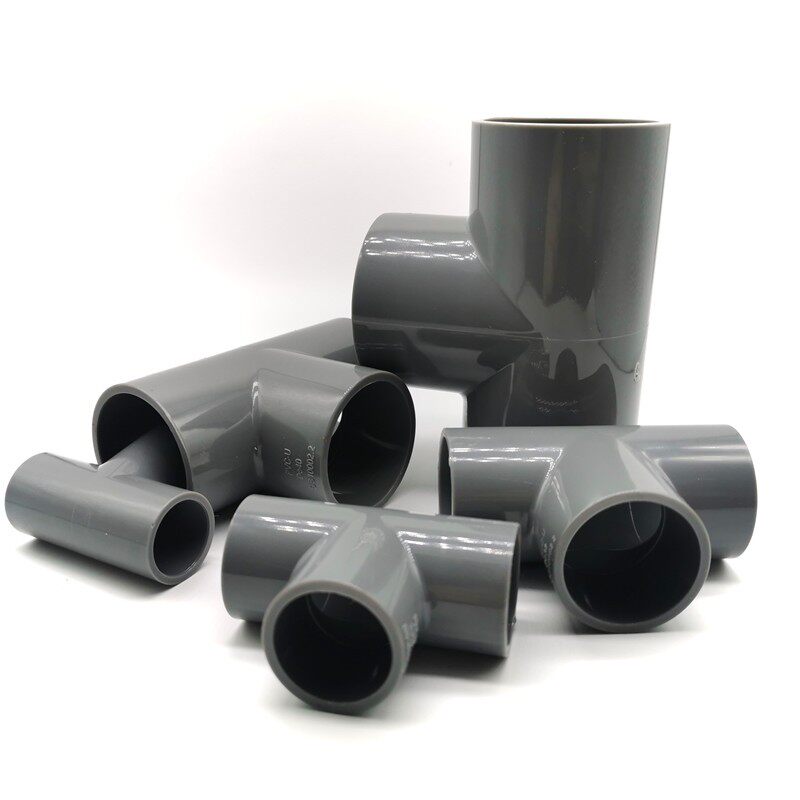 pvc水管三通等径管件接头配件给水管塑料排水50 63 70 32 40 75管