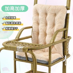 竹藤车坐垫宝宝推车棉垫藤车靠背垫加厚藤椅座套竹车垫子秋冬保暖