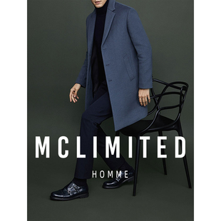 双面手缝羊毛大衣 MClimited 可脱卸男士 进口保暖棉填充 204