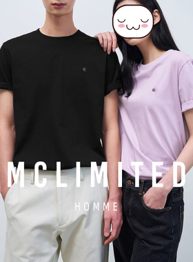 McLimited-8001 男女情侣圆领短袖T恤 Supima高克重纯棉面料 易搭