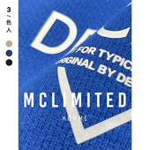 McLimited 棉混纺针织面料毛圈内里 宽松 8004 男女情侶连帽卫衣