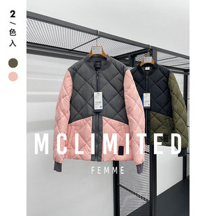 棉服8120 女士戶外運動休閒棒球夾克式 歐單 高效保暖棉填充