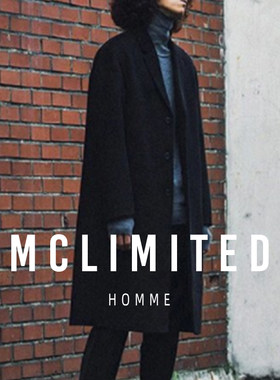 夹棉中长100%羊毛双面手缝大衣
