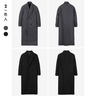 McLIMITED-8009 男士双排扣毛呢大衣 架构师高级羊毛面料商政精英