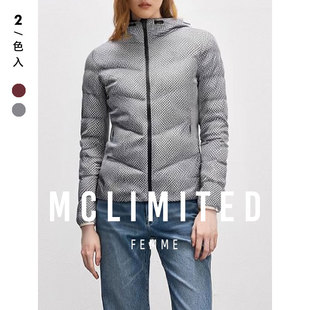 MCLimited 高尔夫轻质面料 女士户外休闲连帽鹅绒羽绒服 9011