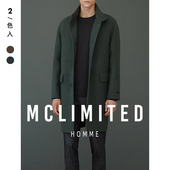 McLimited 進口高支高密羊毛面料 手縫雙面毛呢大衣 8215 男士