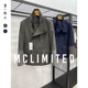高支高密面料 McLimited 挺闊 時尚短款 双排扣羊毛夾克 8016 男士