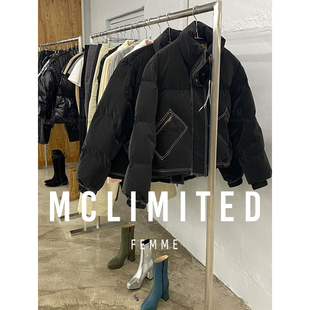 女士加厚保暖立領羽絨服 設計師復古設計 8004 STITCH面料 韓單