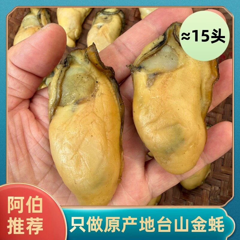 广东台山特产15头黄金蚝大号生晒海牡蛎生蚝干汶村金蚝王非湛江蚝