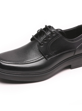 沙驰男鞋2025春季新款鹿皮休闲鞋男士真皮商务正装皮鞋K12A7B0233