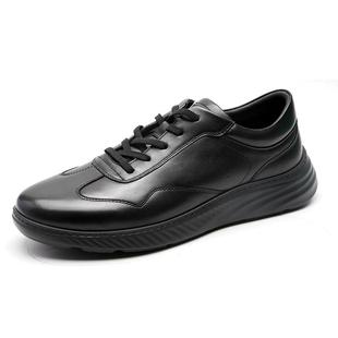 专柜正品 沙驰男鞋 秋冬季 运动休闲鞋 Z12A9Y0628 真皮皮鞋 特大码