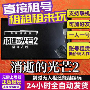 消逝的光芒2 网吧可用  Steam正版游戏账号出租租号 独享