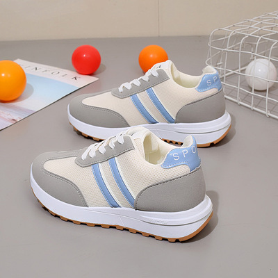 运动鞋子女生四季休闲百搭轻巧舒适透气防滑耐磨老爹鞋小白鞋