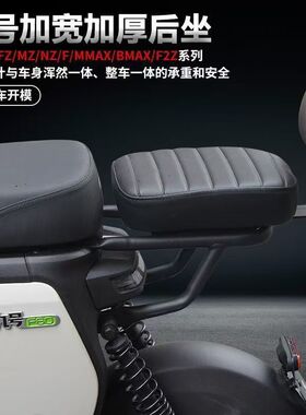 适用九号电动车FZ尾款载人后座坐垫靠背改装Mz/Nz/F/Mmzx/F2z通用