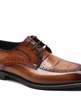 意大利进口沙驰男鞋2025新款商务皮鞋ISXV5A4153真皮ISXV5A4152