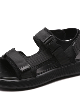 沙驰男鞋2026夏季新款男士户外休闲凉拖轻便沙滩鞋凉鞋67V5D382