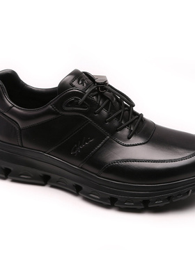 沙驰男鞋2025秋冬季新款运动休闲鞋男士真皮轻便皮鞋I12A7B0071