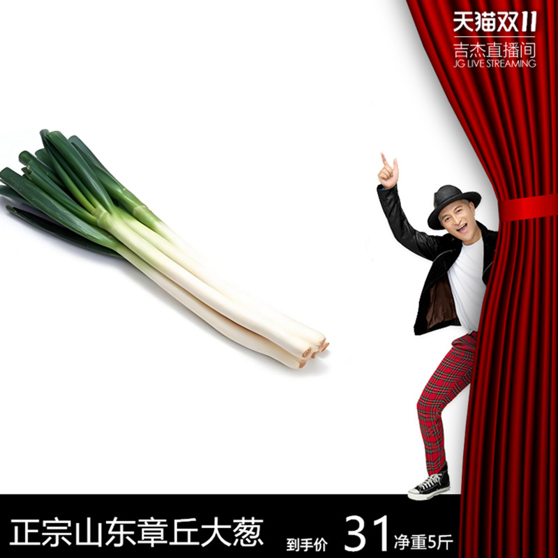 正宗山东章丘脆甜大葱精选新鲜甜葱章丘特产葱白葱王蔬菜 5斤净重