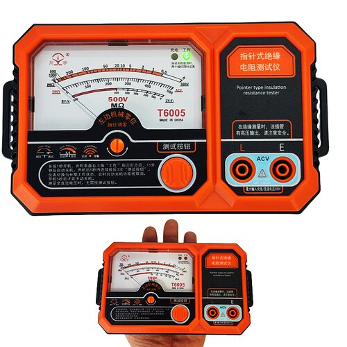 电工专用兆欧表指针T6005摇表