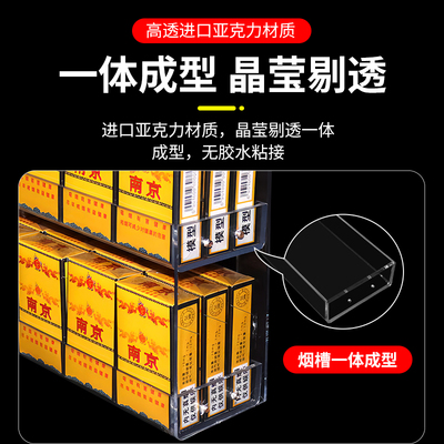 多层亚克力透明挂墙式