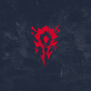 TLP镂空车贴 魔兽世界WOW为了部落标志 力量与荣耀鲜血与雷鸣贴纸