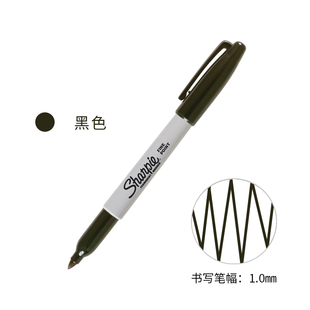 30001黑色无尘记号笔 Point 美国三福锐意进口马克笔sharpie Fine