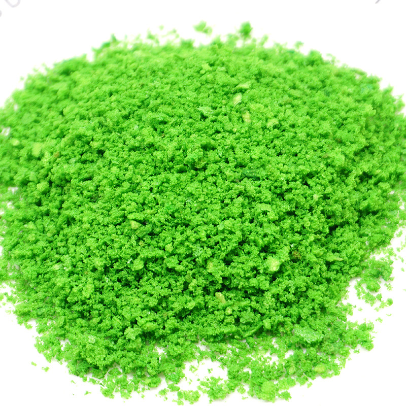 海绵苔藓树粉仿真草粉沙盘模型手工diy装饰材料绿色假绿植地衣草