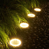 锐易太阳能灯地埋灯庭院灯户外七彩花园装 饰楼梯LED防水地插别墅