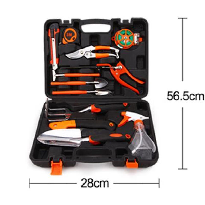 FGHGF12件套园艺工具套装园林种花工具箱家庭花园盆栽花卉修剪种