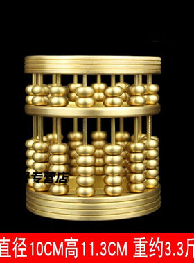 创京懿选铜笔筒北欧轻奢铜圆笔筒铜龙马鹰笔筒摆件居办公室桌面书