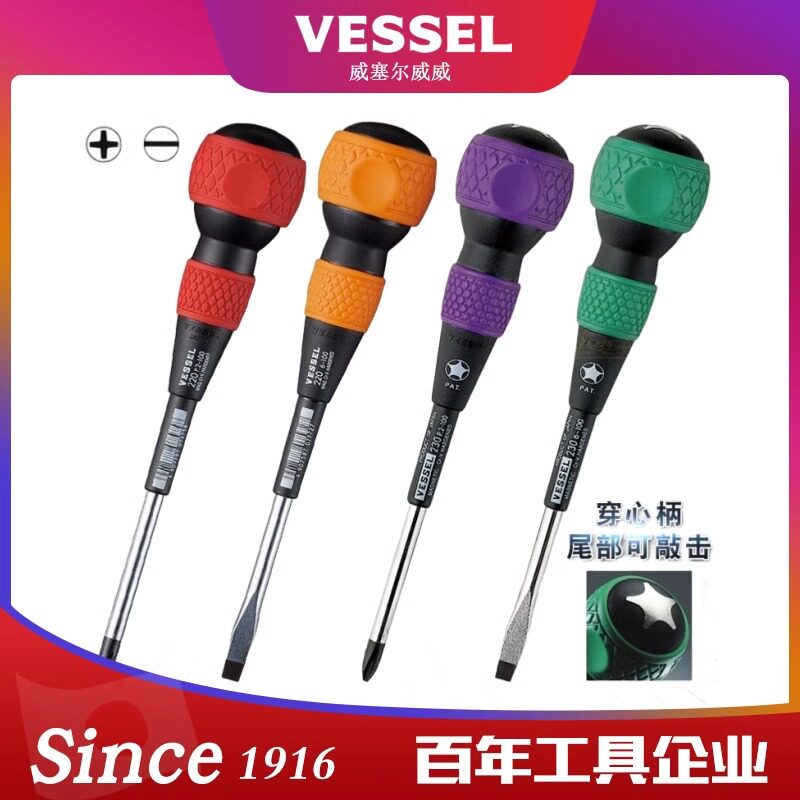 威威十字一字葫芦手柄加磁螺丝刀图片