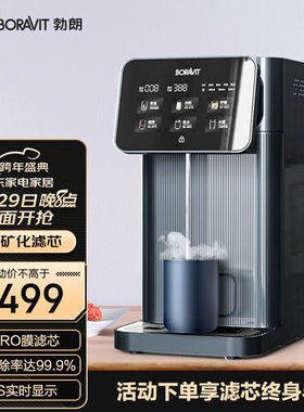 BORAVIT勃朗即热饮水机家用净饮一体机台式直饮机RO反渗透净水器