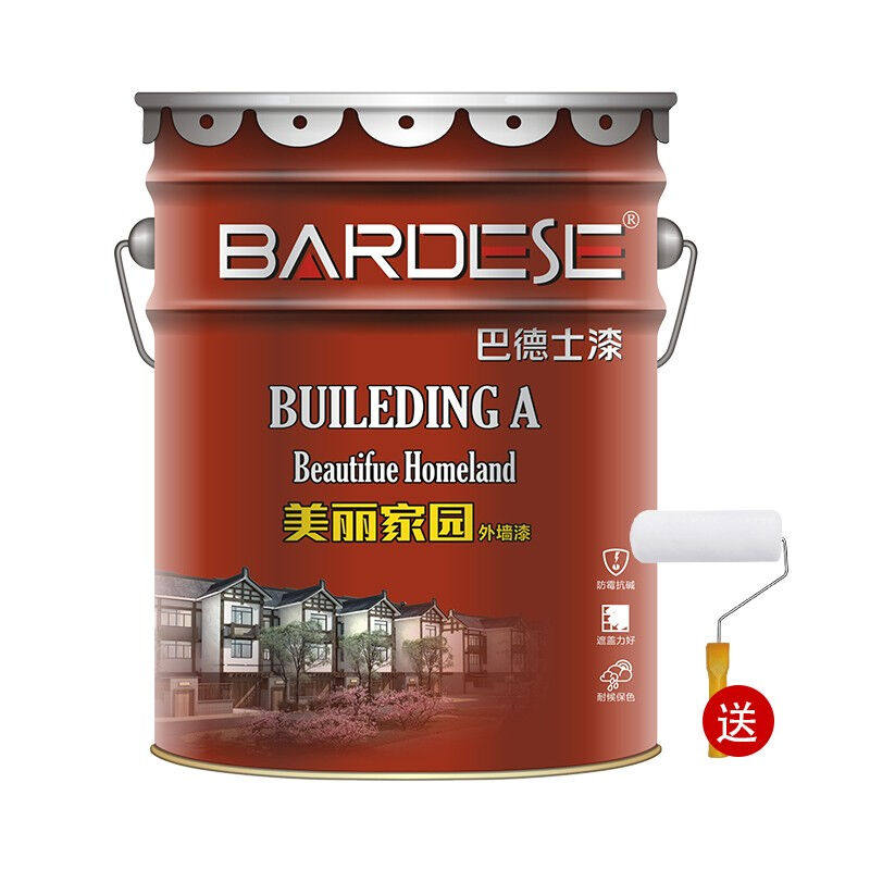 巴德士(badese)净味外墙漆防水防晒乳胶漆室外耐久外墙面漆抗污